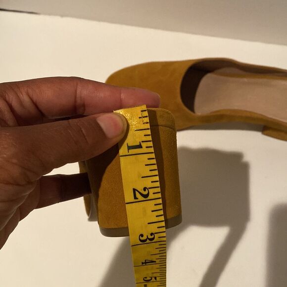 Eileen Fisher Brief Suede Mule Block Heel Shoe - Picture 12 of 12